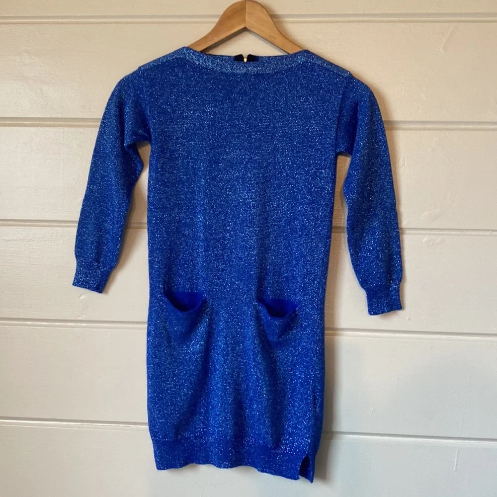 Crewcuts Metallic Knit Sweater Dress Size 8